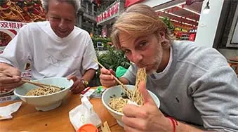 My Italian Family Tried Chongqing Noodles for the First Time